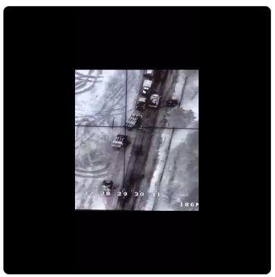 Pakai Drone, Ukraina Berhasil Hambat Konvoi Pasukan Rusia